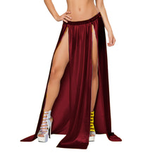 Satin Maxi Skirt Front Slit | Full Length Party Wear S-3XL S96