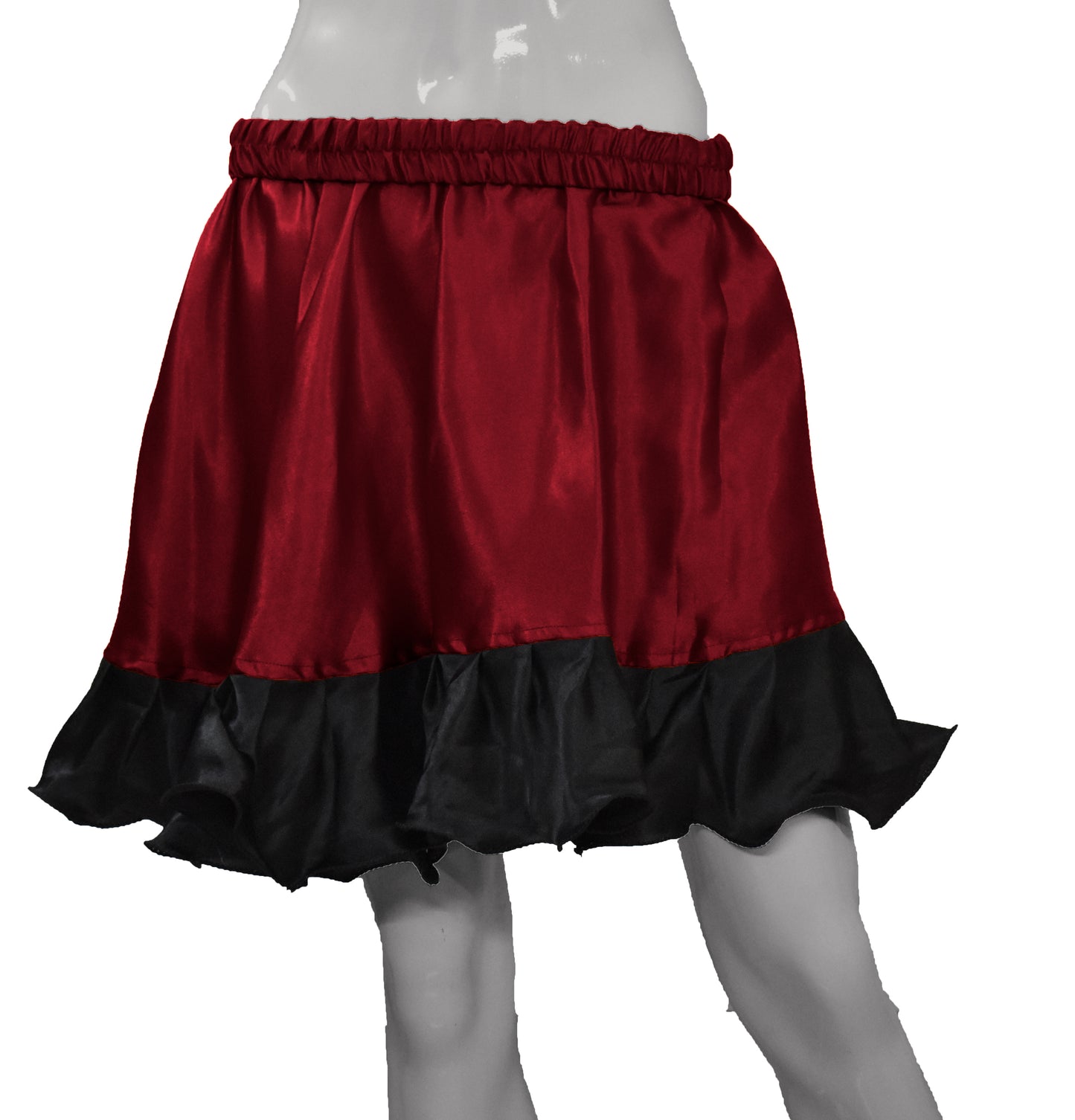 Satin Short skirt with Frill S63 - Regular Size 2