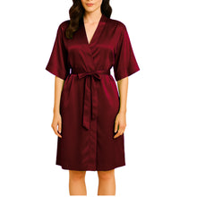 Satin Night Wear Bathrobe | Luxurious Kimono Robe S-3XL | 41 Colors S79