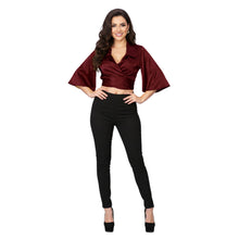 Satin Fancy Top | Women's Party Wear Blouse S-3XL | 41 Colors S83