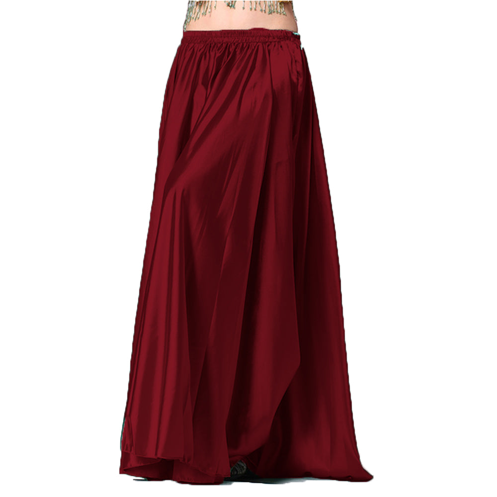 Satin Belly Dance Full Circle Skirt S69 - Regular Size 2