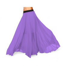 Chiffon Half Circle Belly Dance Skirt | Sleek A-Line Flow Practice Wear C13