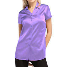 Satin Short Sleeve Shirt S118 - Regular Size 2