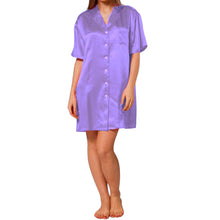 Satin Long Night wear Loser Shirt S111  - Regular Size 2