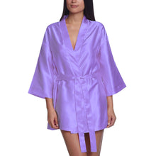 Satin Night Wear Bathrobe S26  - Regular Size 2