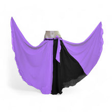 Multi-Color Chiffon Full Circle Skirt | Dynamic Sheer Flow Belly Dance Costume C23