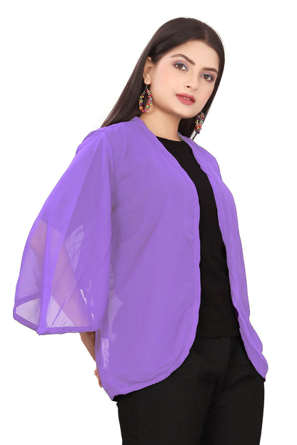 Women Chiffon Shrug / Jacket C51- Regular Size 2