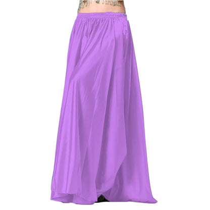 Satin Belly Dance Full Circle Skirt S69 - Regular Size 2