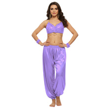 Satin Belly Dance Harem Pants | Flowy Trousers S-3XL | 41 Colors S10