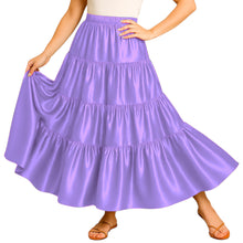 Ultimate Satin 32 Yard 4 Tier Skirt | Pro Belly Dance S-3XL S30