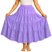 12 Yard 4 Tier Belly Dance Skirt | Full Volume Flow S-3XL S32