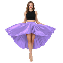 Satin Asymmetrical High-Low Skirt | Flowy Maxi S-5XL | 41 Colors S47