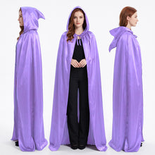 Satin Halloween Hooded Robe Cape – Costume, Cosplay & Party Wear S151