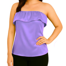 Satin Sleeveless Fancy Top | Party & Evening Wear S-3XL | 41 Colors S88