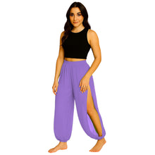 Sheer Chiffon Harem Yoga Pant | Flowing Belly Dance & Layering Trouser Side Cut harem Pant C19