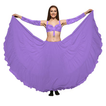 25 Yard 4-Tier Chiffon Belly Dance Skirt | Extreme Volume Sheer Dancewear C7
