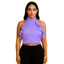 Satin Crop Top | Fancy Party Wear Blouse S-3XL | 41 Colors S92