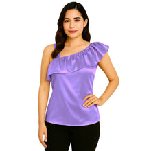 Satin Sleeveless Fancy Top | Party & Evening Wear S-3XL | 41 Colors S87