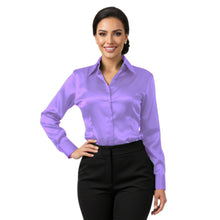 Satin Long Sleeve Button Down Shirt | Elegant Blouse S-3XL | 41 Colors S81