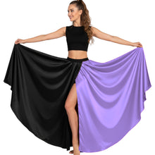 Reversible Full Circle Dance Skirt | Front Cut Flow S-3XL | 41 Colors S59