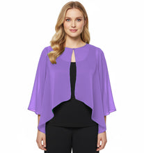 Chiffon Sheer Peplum Top | Flowy Blouse S-5XL | 30 Colors C48