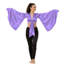 Satin Belly Dance Top | Self-Tie Choli Haut S-3XL | 41 Colors S37