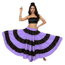 Satin Full Circle Dance Skirt Frill | 360° Flow S-3XL S46
