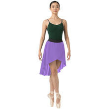 Chiffon High-Low Ballet Skirt | Asymmetrical Dance Wrap S-5XL C41