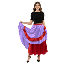 Satin Half Circle Belly Dance Skirt | Elegant Flow S-3XL | 41 Colors S71