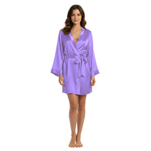 Satin Night Wear Bathrobe | Luxurious Kimono Robe S-3XL | 41 Colors S104