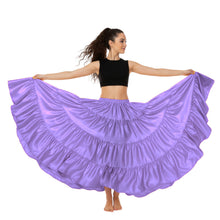 Ultimate Satin 25 Yard 4 Tier Skirt | Belly Dance Skirt S-5XL S20