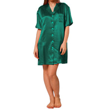 Satin Long Night wear Loser Shirt S111  - Regular Size 2