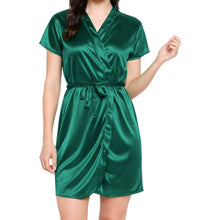 Satin Night Wear Bathrobe | Luxurious Kimono Robe S-3XL | 41 Colors S108