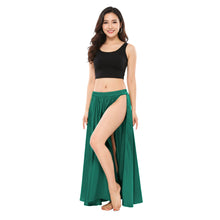 Satin Belly Dance Side Cut Skirt | Side Cut Flow Costume S-3XL | 30 Colors S36