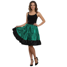 Satin 3-Layer Short Skirt | Tiered Ruffle Party Mini S-3XL S68