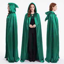 Satin Halloween Hooded Robe Cape – Costume, Cosplay & Party Wear S151