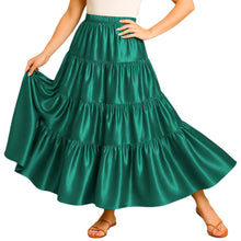 Ultimate Satin 32 Yard 4 Tier Skirt | Pro Belly Dance S-3XL S30