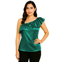 Satin Sleeveless Fancy Top | Party & Evening Wear S-3XL | 41 Colors S87