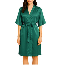 Satin Night Wear Bathrobe | Luxurious Kimono Robe S-3XL | 41 Colors S79