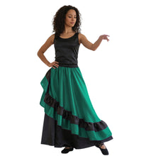 Satin Half Circle Belly Dance Skirt | Elegant Flow S-3XL | 41 Colors S57