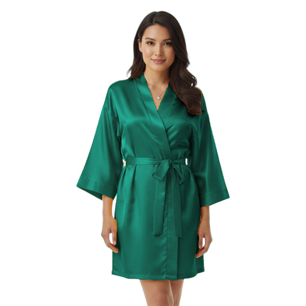 Satin Night Wear Bathrobe | Luxurious Kimono Robe S-3XL | 41 Colors S26