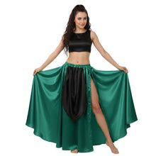 Satin A-Line Skirt w/ Side Slit | Flowy Dance Wear S-3XL | 41 Colors S39
