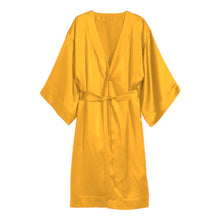 Satin Night Wear  Bathrobe S79 - Regular Size 2