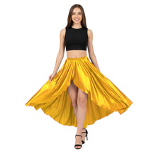 Satin Asymmetrical Wrap Skirt | High-Low Flow S-3XL | 41 Colors S72