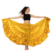 Ultimate Satin 25 Yard 4 Tier Skirt | Belly Dance Skirt S-5XL S20