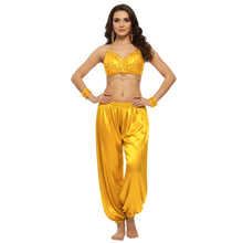 Satin Belly Dance Harem Pants | Flowy Trousers S-3XL | 41 Colors S10