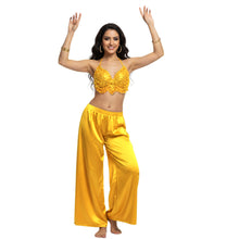 Satin Palazzo Pants | Belly Dance Wide Leg Flow S-3XL | 41 Colors S19