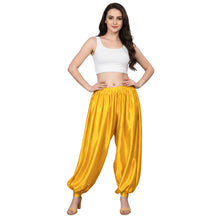 Sky Blue Satin Aladdin Dance Trousers, lightweight harem pants.