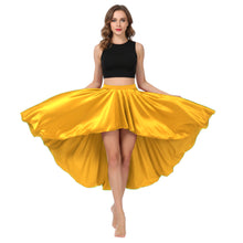 Satin Asymmetrical High-Low Skirt | Flowy Maxi S-5XL | 41 Colors S47