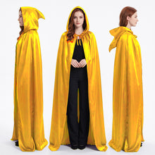 Satin Halloween Hooded Robe Cape – Costume, Cosplay & Party Wear S151